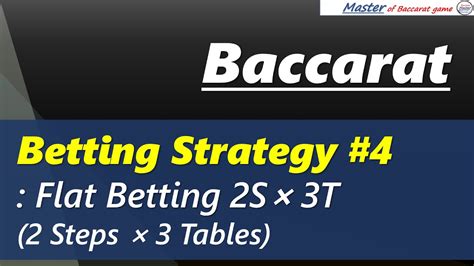 baccarat flat betting strategy  Knowing what you know about baccarat wagers, many tips derive from the decisions you make